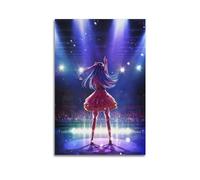 Polina Póster de anime Oshi No Ko, póster de lienzo para decoración de pared, sala de estar, dormitorio, decoración de pósters de 20 x 30 pulgadas (50 x 75 cm), estilo sin marco
