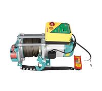 Polipasto Cabrestante Eléctrico Montacargas eléctr Polipasto multifuncional con caja de aluminio, minicabrestante doméstico de 220V, grúa de elevación pequeña eléctrica de 1 tonelada y 380V