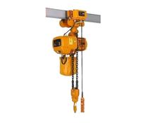Polipasto Cabrestante Eléctrico Polipasto eléctrico de cadena, grúa con cabeza fantasma, elevador doméstico pequeño(Running 1T 4M double)
