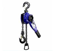 Polipasto de cadena con palanca, Tensor de cabrestante for polipasto cadena manual, múltiples capacidades y alturas, acero aleación manganeso G80, doble freno(6t 6m)