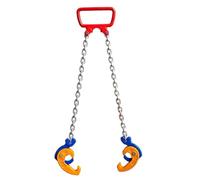 Polipasto de cadena G80, capacidad de 0,5 a 1 tonelada, resistente para manejo de tambor de aceite, abrazadera de cubo de plástico, ideal para uso industrial