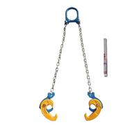 Polipasto de cadena G80, capacidad de 0,5 a 1 tonelada, resistente para manejo de tambor de aceite, abrazadera de cubo de plástico, ideal para uso industrial
