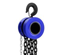 Polipasto de cadena manual resistente de 1.5 toneladas, bloque de cadena de mano industrial de 3300 libras con ganchos dobles para taller, garaje, fábrica, construcción, levantamiento pesado y aparejo