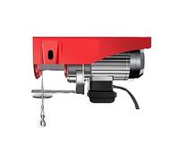 Polipasto de Cadena, Polipasto eléctrico en miniatura for el hogar, gato de control remoto portátil grúa 650W con cabrestante plano alambre