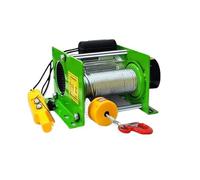 Polipasto de estilo 220V/380V, polipasto eléctrico pequeño 1 tonelada, grúa Control remoto inalámbrico, elevación rápida Montacargas eléctrico(Package 2)