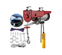 Polipasto eléctrico Cabrestante Cable de elevación Motor Grúa Polipasto de cable de control remoto for barco Coche Andamio Garaje Almacén Elevador(400 Kg(880 lbs))