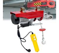 Polipasto eléctrico con interruptor de parada de emergencia, capacidad de 800 kg, altura de elevación de 12 m para elevación superior de almacén de fábrica, garaje