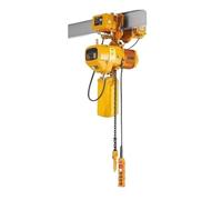 Polipasto eléctrico de cadena, capacidad de 3300 libras, cabrestante eléctrico compacto pequeño para el hogar, grúa de cabeza fantasma duradera y eficiente para necesidades de elevación del hogar