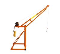 Polipasto eléctrico, grúa doméstica para levantar materiales, capacidad de 300 kg, altura de elevación de 12 m, ideal para construcción y decoración