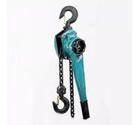 polipastos manuales de cadena, Polipasto de cadena manual con extractor de trinquete, ganchos giratorios de 360 grados, 0,75-9 toneladas, verde, cadena de 1,5-6 m(9t With 3m Chain)