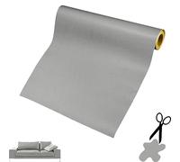 Polipiel Adhesivo, 60 x 137cm Parche Cuero, Parches para Polipiel, Polipiel Adhesiva, Cuero Adhesivo, Polipiel Adhesiva Piel para Tapizar para Sofá, Asiento de Coche, Muebles (Gris Oscuro)