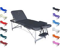 Polironeshop Mercurio Camilla de Aluminio Ligera portátil para Masaje estética Tattoo 60 cm (Gris)