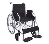 POLIRONESHOP MOVIS Silla de ruedas autopropulsable plegable y portátil de acero