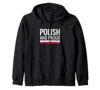 Polish and Proud Polonia Vintage Bandera Polaca Sudadera con Capucha