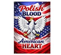 Polish Blood American Heart: A Lined Notebook for notes , thoughts and ideas