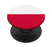 Polish Patriotism Inspired Flag of Poland PopSockets PopGrip Adhesivo