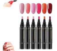 Polishey Nail Polish Pens, 3 in 1 Nail Polish Pens Quick Dry, 36 Colors Gel Pen Set 8ML for Women DIY Art, Compact Ready Design (E-1)
