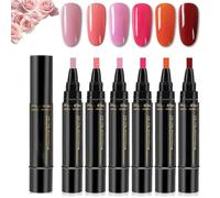 Polishey Nail Polish Pens, 3 in 1 Nail Polish Pens Quick Dry, 36 Colors Gel Pen Set 8ML for Women DIY Art, Portable Beauty Gift Tool (A-4)