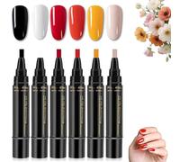 Polishey Nail Polish Pens, 3 in 1 Nail Polish Pens Quick Dry, Gel Nail Art Set with 36 Colors, One Step Nail Gel Pen, for Women DIY Beauty Tool (Set 5)