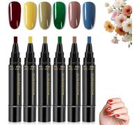 Polishey Nail Polish Pens, 3 in 1 Nail Polish Pens Quick Dry, Gel Nail Art Set with 36 Colors, One Step Nail Gel Pen, for Women DIY Beauty Tool (Set 2)