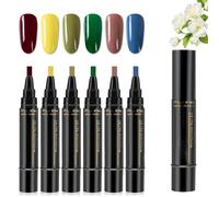 Polishey Nail Polish Pens, 3 in 1 Nail Polish Pens Quick Dry, Gel NailPolish Set, 36 Color NailPolish GelPen, Color NailPolish GelPen for Women, Nails Pens for Nails Art DIY (E)