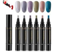Polishey Nail Polish Pens, 3 in 1 Nail Polish Pens Quick Dry, Polishey Nails Polis Pen Set, 36 Color NailPolish GelPen 8 ML, Nails Pe for Nai Art DIY, Color Nailpolish Gelpen for Women (A-2)