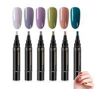 Polishey Nail Polish Pens, Polish Nail Pens, One Step Nail Gel Pen, 3 in 1 Quick Dry, 36 Color Nail Polish Gel Pen for Women (Style C)