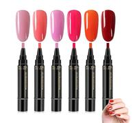 Polishey Nail Polish Pens, Polish Nail Pens, One Step Nail Gel Pen, 3 in 1 Quick Dry, 36 Color Nail Polish Gel Pen for Women (Style D)