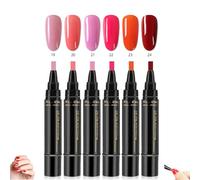 Polishey Nail Polish Pens, Polishey 3 in 1 Nail Pens Quick Dry, 36 Color Nail Gel Pen For Women, Nails Pens for Nails Art DIY, Soak Off Uv Led Nail Varnish Nail Tools (D)