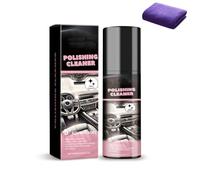 Polishing Cleaner Car Interior, Waterless Car Interior Detailer Cleaning Spray, Total Interior All Purpose Cleaner for Rubber, Leather (1PCS)