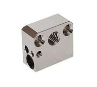 POLISI3D Bloque de calentador de cobre revestido de alta temperatura Ender 3 Heat Block Compatible con MK8 Extrusora Ender 3 V2 Pro Ender 5 Plus CR10 S4 S5 Impresora 3D Todas las actualizaciones de