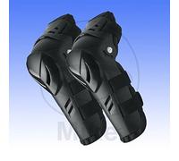 Polisport Rodillera de protección Devil 8002000001 – punto de rotación, tiras ajustables – Negro