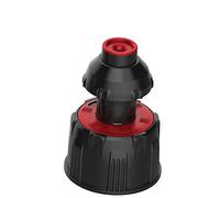 Polisport 8152800001 - ProOctane recambio de sistema de llenado rápido de 37mm de diámetro para bidón de gasolina con tapón antiderrame en color negro