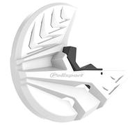 POLISPORT 8155100002 - Protector de disco & horquilla inferior fabricado en polipropileno resistente a los impactos y a la abrasión compatible con motocicletas HONDA en color Blanco