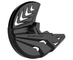 POLISPORT 8155300001 - Protector de disco & horquilla inferior fabricado en polipropileno resistente a los impactos y a la abrasión compatible con motocicletas BETA en color Negro
