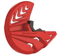 POLISPORT 8157000003 - Protector de disco & horquilla inferior fabricado en polipropileno resistente a los impactos y a la abrasión compatible con motocicletas BETA en color Rojo