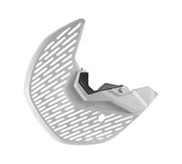 POLISPORT 8158200002 - Protector de horquilla inferior y disco MX fabricado en plástico resistente a los impactos y a la abrasión compatible con motocicletas KAWASAKI en color Blanco