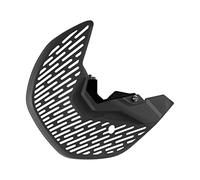 POLISPORT 8158300001 - Protector de horquilla inferior y disco MX fabricado en plástico resistente a los impactos y a la abrasión compatible con motocicletas GAS GAS, RIEJU en color Negro