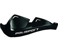 POLISPORT 8305100027 - Paramanos EVOLUTION INTEGRAL 2 puntos de fijación MX-Style fabricado en plástico con kit de montaje incluido compatible con todos los modelos de motocross/enduro en color negro