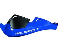POLISPORT 8305100028 - Paramanos EVOLUTION INTEGRAL 2 puntos de fijación MX-Style fabricado en plástico con kit de montaje incluido compatible con todos los modelos de motocross/enduro en color azul