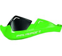 POLISPORT 8305100031 - Paramanos EVOLUTION INTEGRAL 2 puntos de fijación MX-Style fabricado en plástico con kit de montaje incluido compatible con todos los modelos de motocross/enduro en color verde