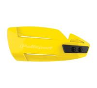 POLISPORT 8307800004 - Paramanos HAMMER 1 punto de fijación MX-Style fabricado en plástico con kit de montaje incluido compatible con todos los modelos de enduro/mx en color amarillo