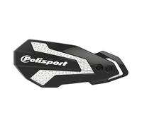 POLISPORT 8308200001 - Paramanos MX FLOW 1 punto de fijación MX-Style fabricado en plástico con kit de montaje incluido compatible con motocicletas BETA RR en color negro/blanco