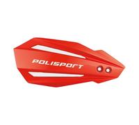 POLISPORT 8308500003 - Paramanos BULLIT 1 punto de fijación MX-Style fabricado en plástico con kit de montaje incluido compatible con motocicletas BETA RR en color rojo