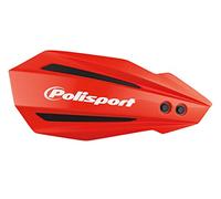 POLISPORT 8308500003 - Paramanos BULLIT 1 punto de fijación MX-Style fabricado en plástico con kit de montaje incluido compatible con motocicletas BETA RR en color rojo