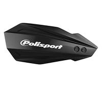 POLISPORT 8308500011 - Paramanos BULLIT 1 punto de fijación MX-Style fabricado en plástico con kit de montaje incluido compatible con motocicletas Suzuki, Kawasaki, Yamaha en color negro