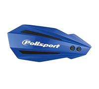 POLISPORT 8308500013 - Paramanos BULLIT 1 punto de fijación MX-Style fabricado en plástico con kit de montaje incluido compatible con motocicletas Suzuki, Kawasaki, Yamaha en color azul