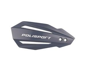 POLISPORT 8308500023 - Paramanos BULLIT 1 punto de fijación MX-Style fabricado en plástico con kit de montaje incluido compatible con motocicletas Yamaha en color nardo gris
