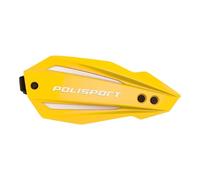 POLISPORT 8308600009 - Paramanos BULLIT FWA fabricado en plástico con kit de montaje incluido compatible con todos los modelos de motocross/enduro en color amarillo
