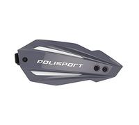 POLISPORT 8308600010 - Paramanos BULLIT FWA 2 puntos de fijación con barra de plástico MX-Style con kit de montaje incluido compatible con todos los modelos de motocross/enduro en color nardo gris